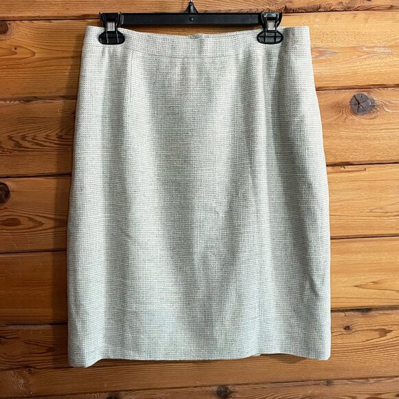 Burberry Tweed mini skirt Vintage Size 48 - Picture 1 of 7